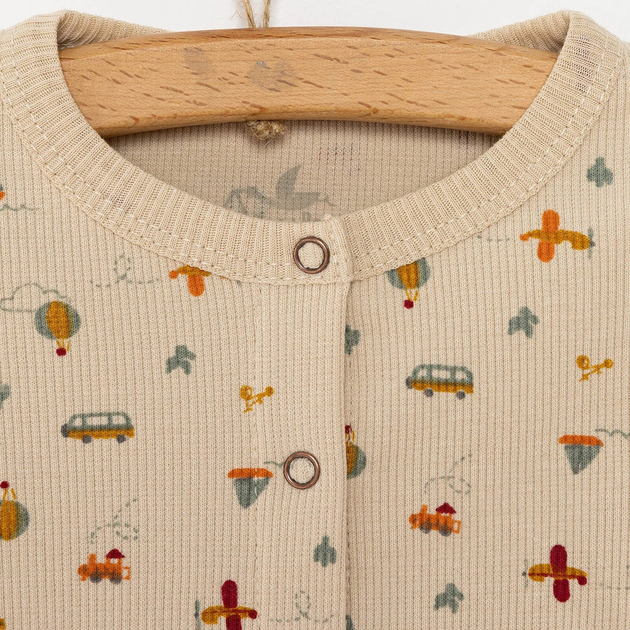 Newborn Fashion Club Sweatshirt - Beige - Miu Mau Baby & Kids Store