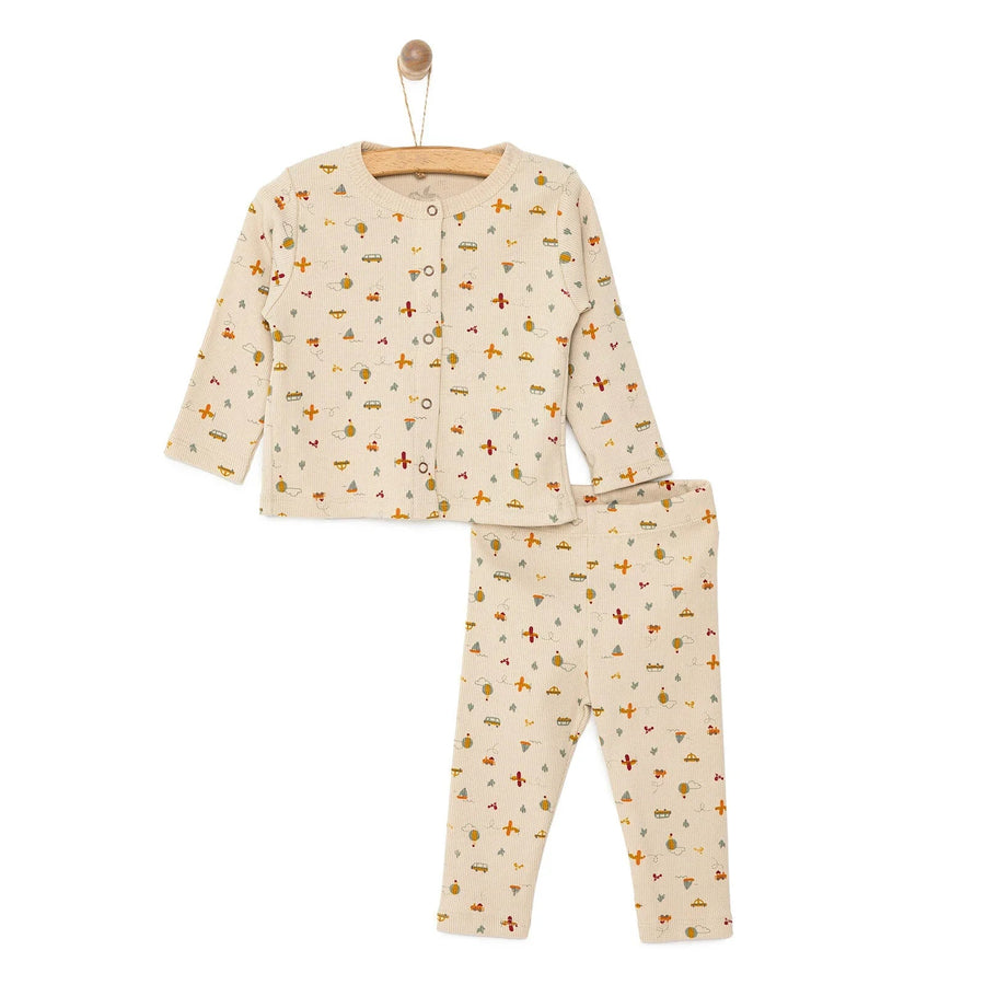 Newborn Fashion Club Sweatshirt - Beige - Miu Mau Baby & Kids Store