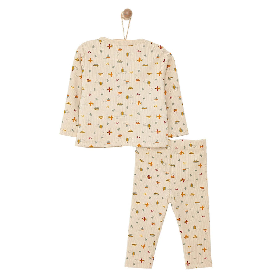 Newborn Fashion Club Sweatshirt - Beige - Miu Mau Baby & Kids Store