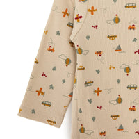 Newborn Fashion Club Sweatshirt - Beige - Miu Mau Baby & Kids Store