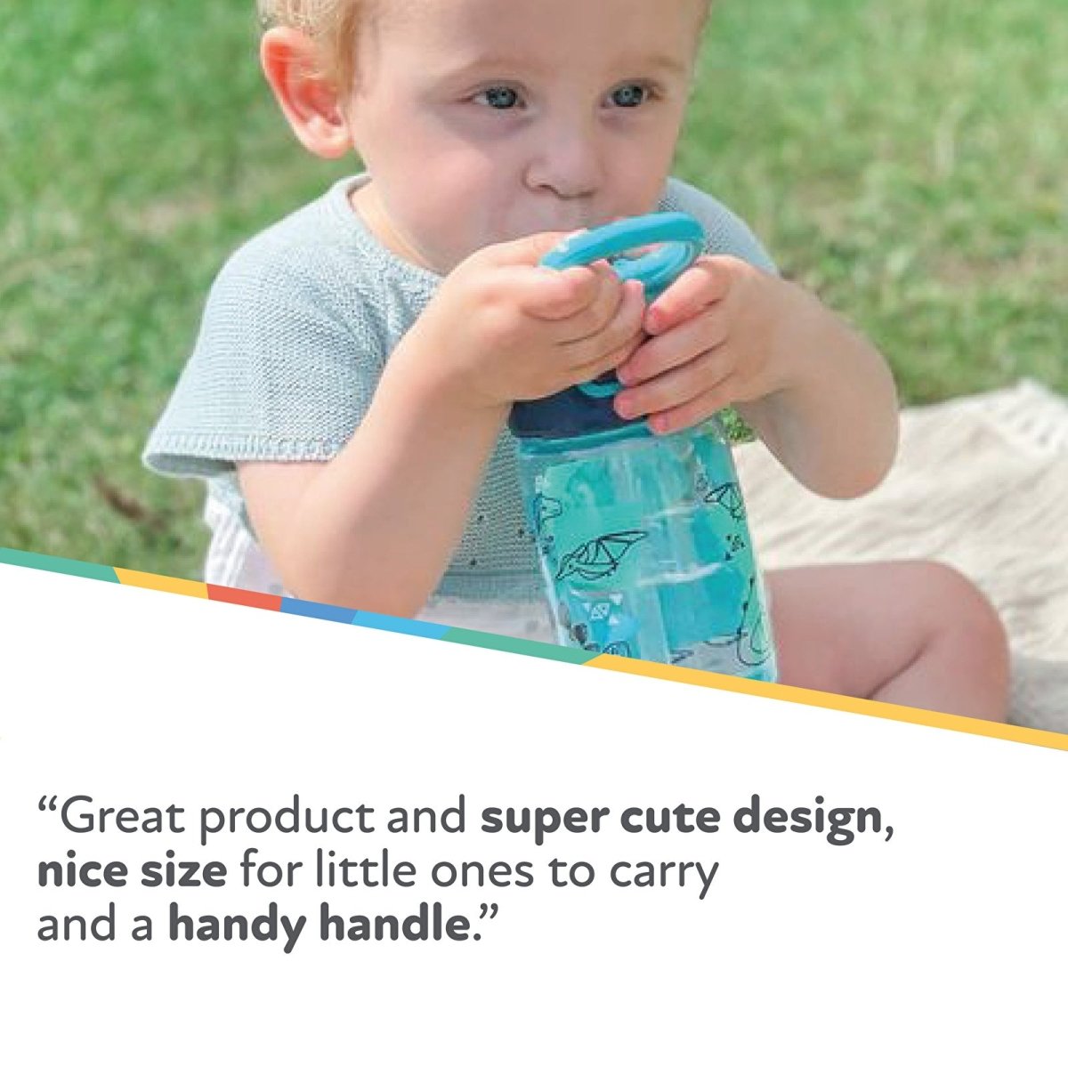 Nuby Incredible Gulp 18+ months 360ml Pack of 2 - Multicolour - Miu Mau Collectibles