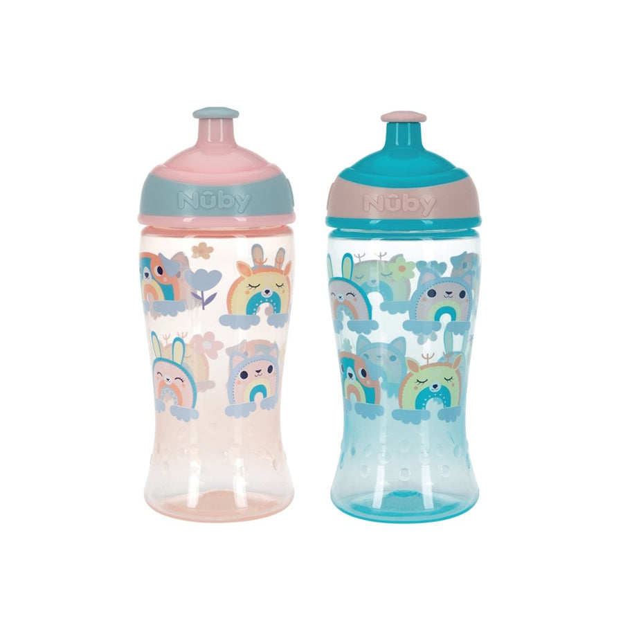 Nuby Super Slurp Twin Pack - Multicolour - Miu Mau Collectibles