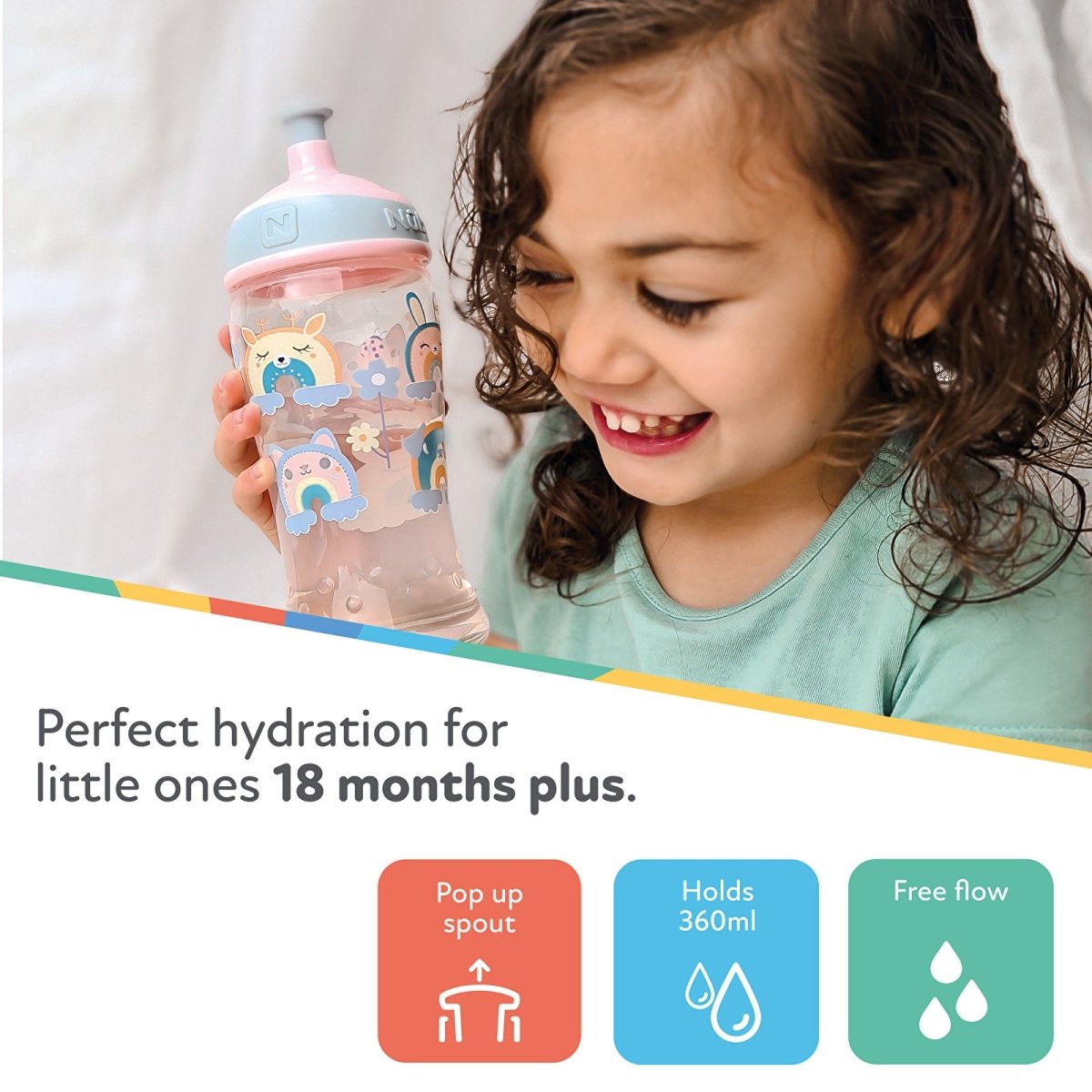 Nuby Super Slurp Twin Pack - Multicolour - Miu Mau Collectibles