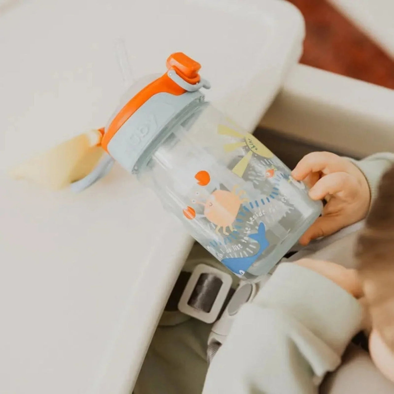 Nuby Super Straw Water Bottle 360ml - Miu Mau Collectibles