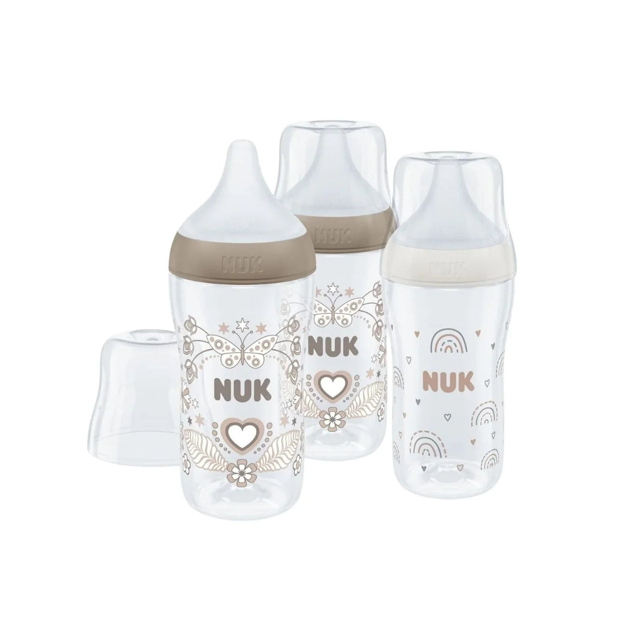 NUK Anti - Colic Perfect Match 260ml Pack of 3 - Miu Mau Collectibles