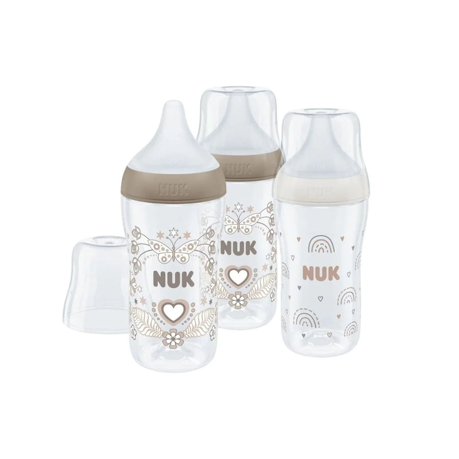 NUK Anti - Colic Perfect Match 260ml Pack of 3 - Miu Mau Collectibles