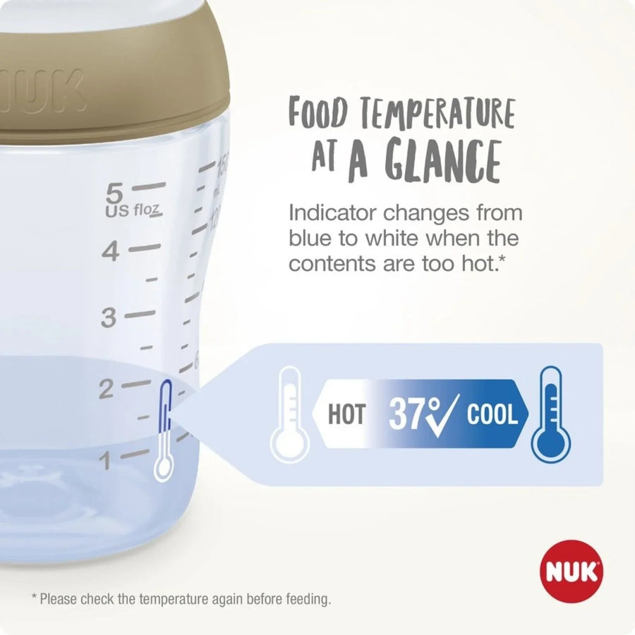 NUK Anti - Colic Perfect Match 260ml Pack of 4 - Rainbow - Miu Mau Collectibles