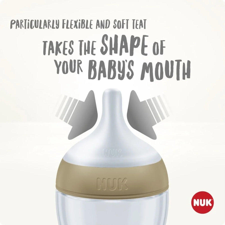 NUK Anti - Colic Perfect Match 260ml Pack of 4 - Rainbow - Miu Mau Collectibles