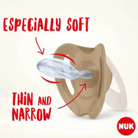 NUK Star Day & Night Soother 6 - 18 months Pack of 2 - Pink - Miu Mau Collectibles