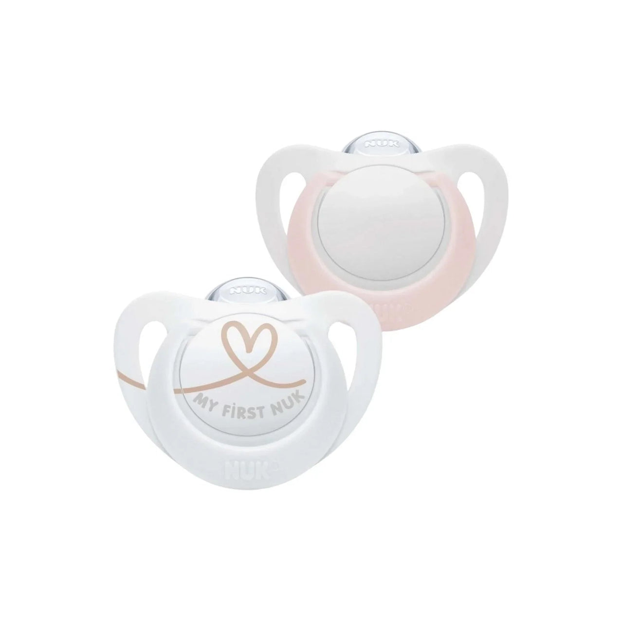 NUK Star Soother 0 - 2 months Pack of 2 - Pink - Miu Mau Collectibles