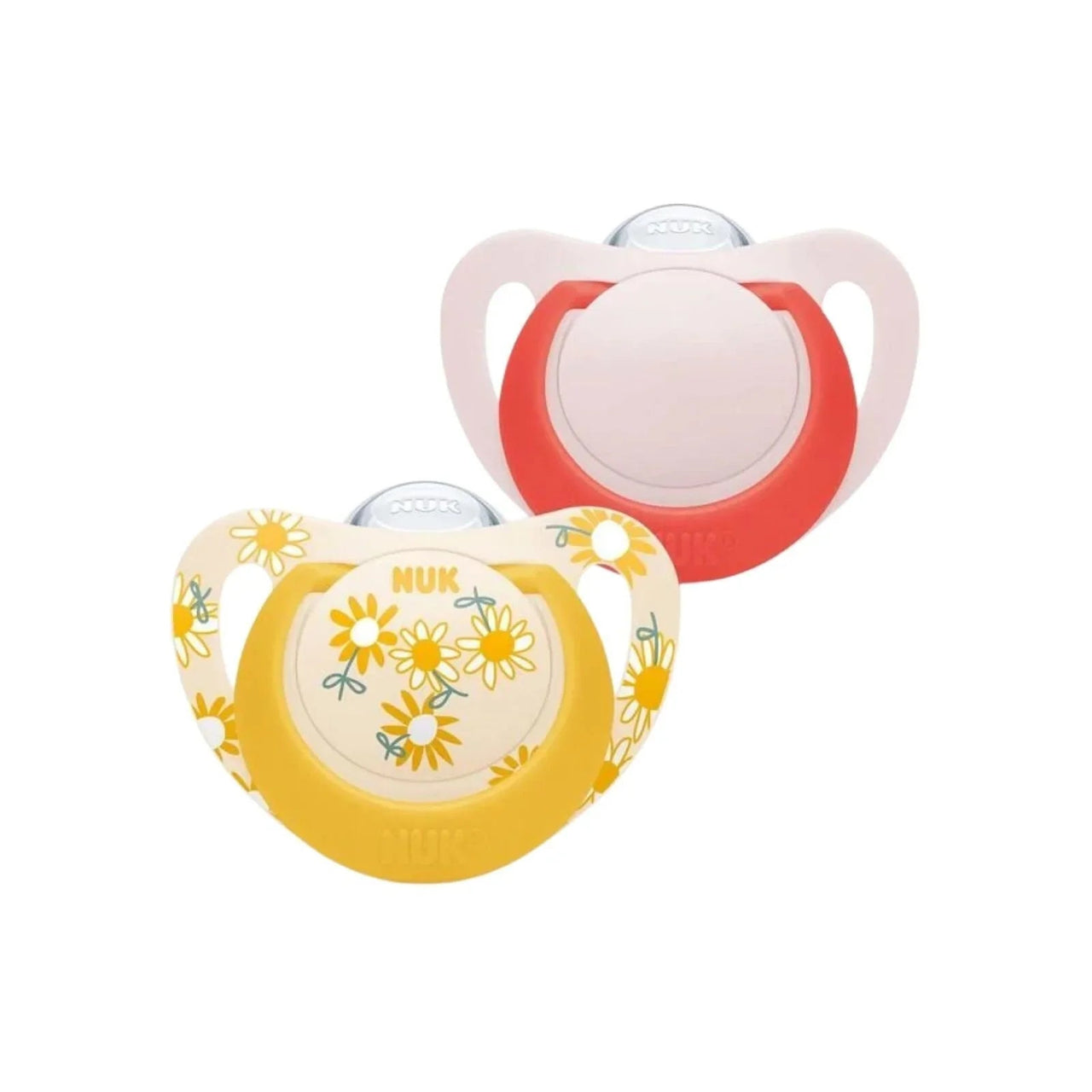 NUK Star Soother 18 - 36 months Pack of 2 - Red - Miu Mau Collectibles