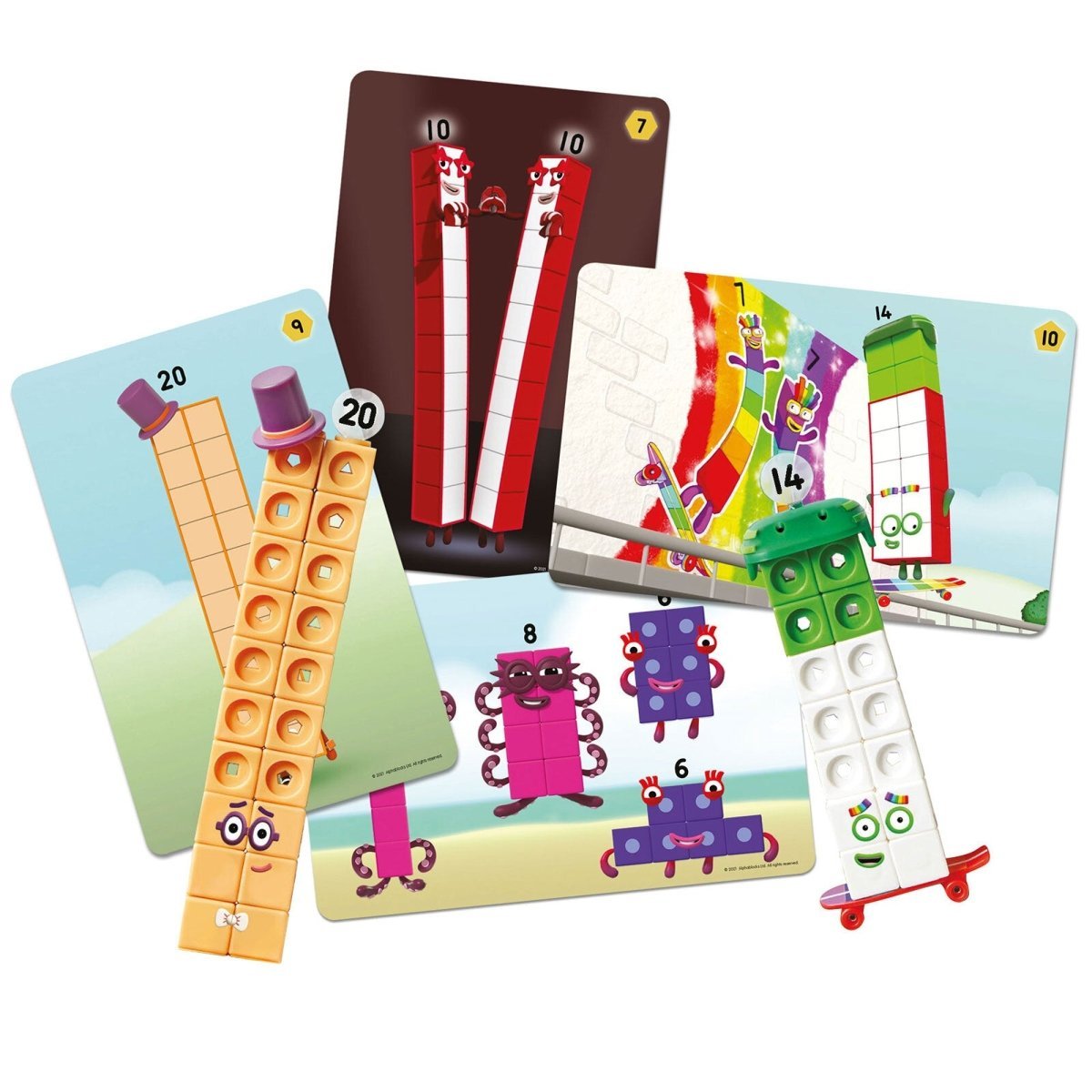 Numberblocks Mathlink Cubes Numberblocks 11 - 20 Set - Miu Mau Collectibles