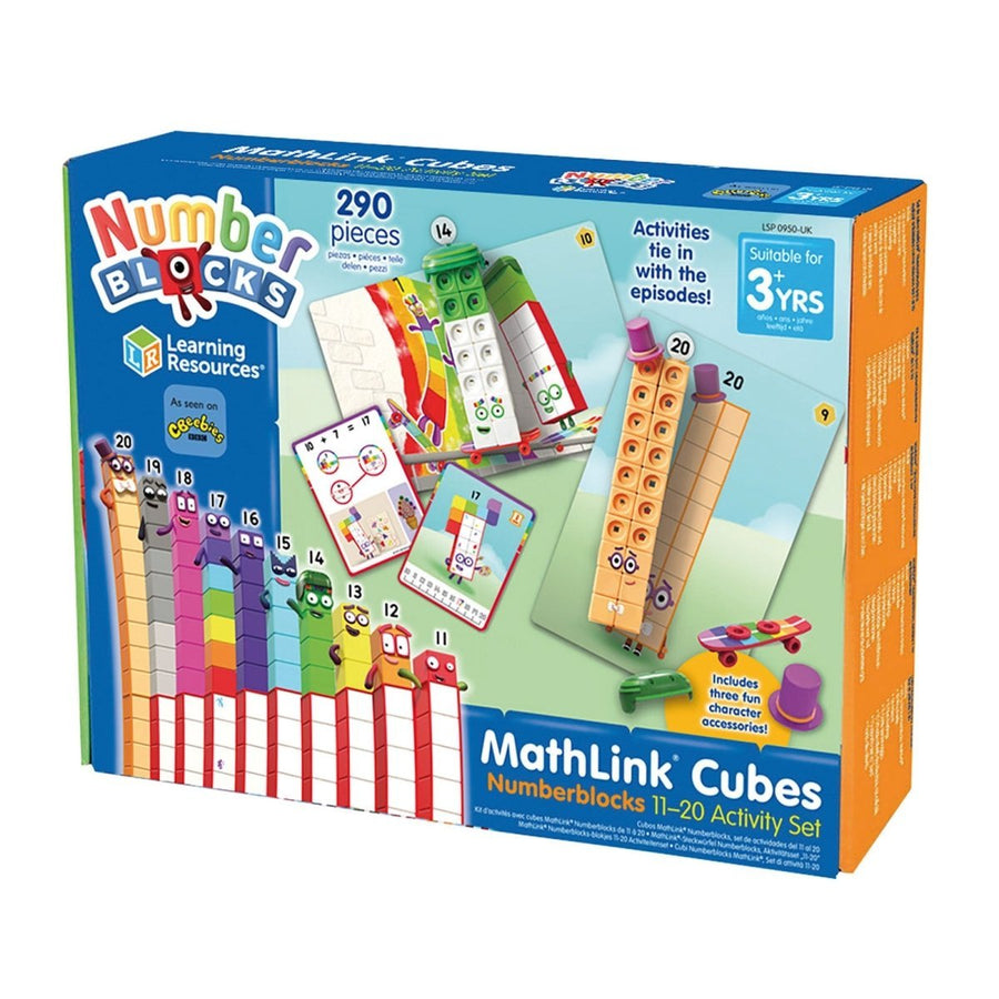 Numberblocks Mathlink Cubes Numberblocks 11 - 20 Set - Miu Mau Collectibles