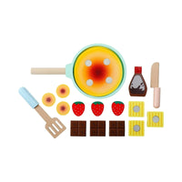 Owl & Fox Wooden Imagination Kitchen Pancake Set - Miu Mau Collectibles