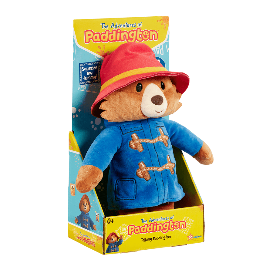 Paddington TV Bear Talking Soft Toy Teddy for Babies and Toddlers 25cm - Miu Mau Collectibles