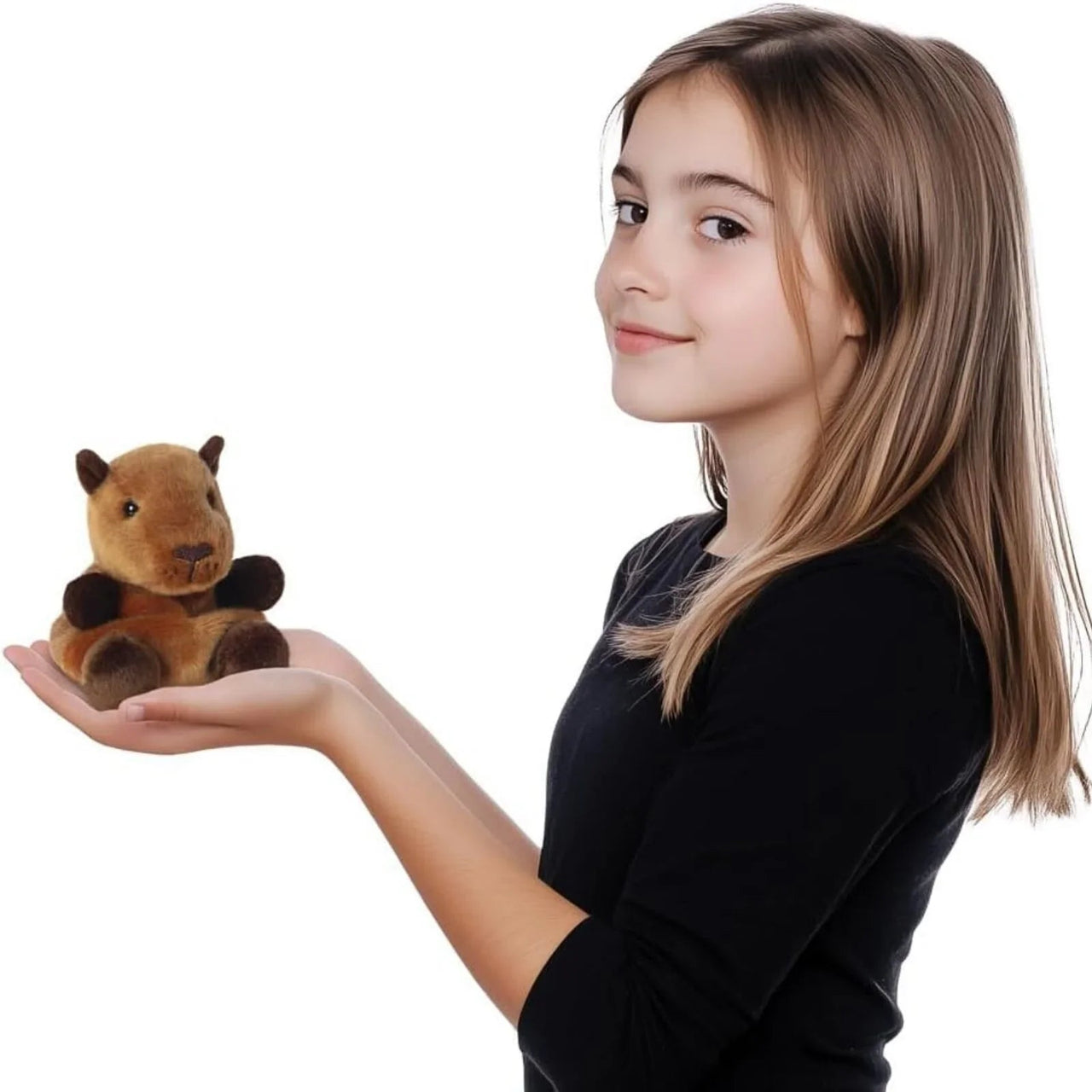 Palm Pals Sid Capybara Soft Toy 12cm - Miu Mau Collectibles