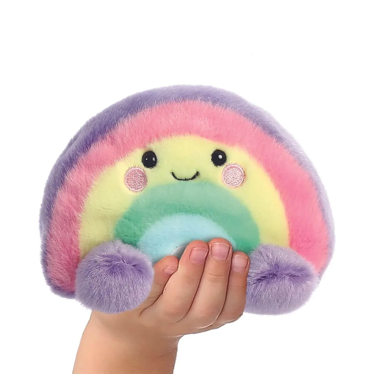 Palm Pals Vivi Rainbow Soft Toy - Miu Mau Collectibles