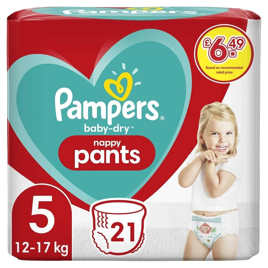 Pampers Baby Dry Pants Size 5 - 21 nappies - Miu Mau Collectibles
