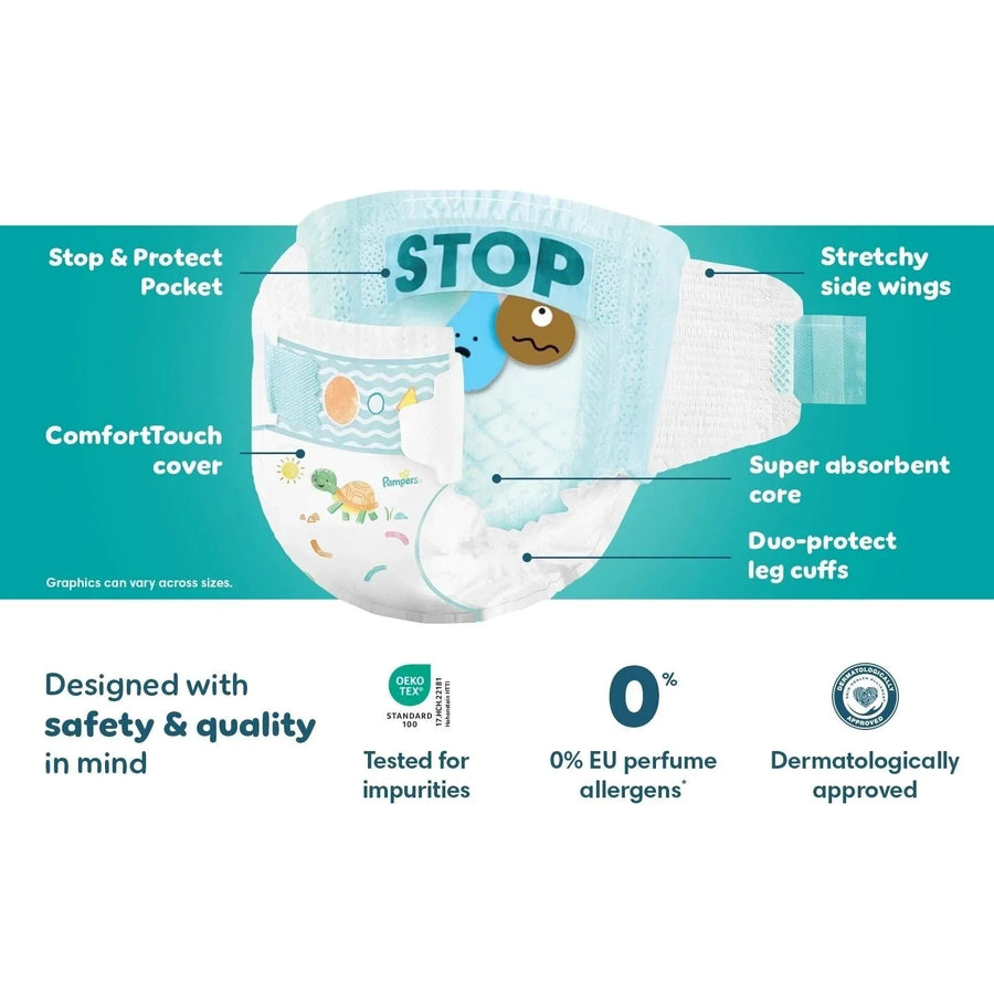 Pampers Baby Dry Size 3 Jumbo Pack - 98 nappies - Miu Mau Collectibles