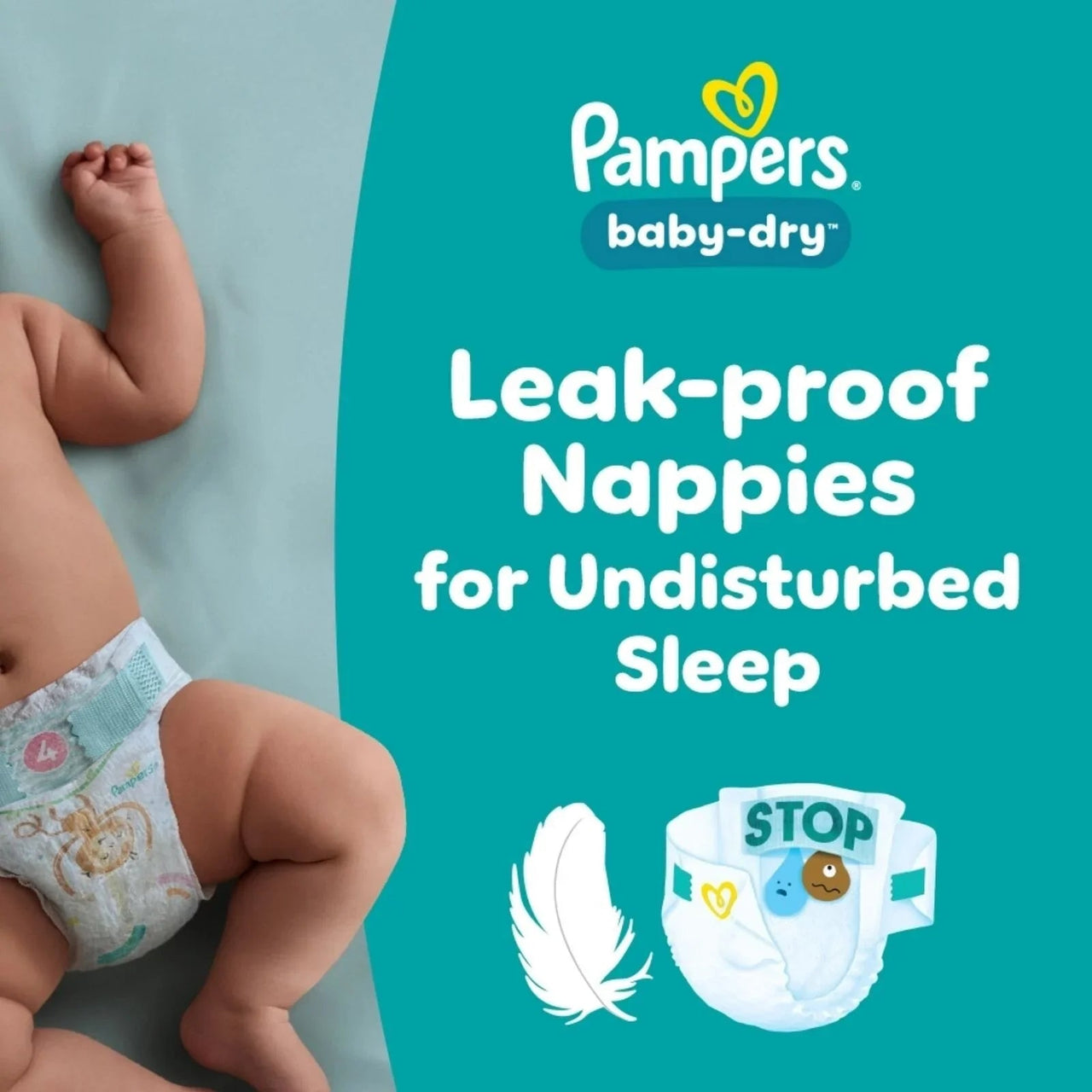 Pampers Baby Dry Size 3 Jumbo Pack - 98 nappies - Miu Mau Collectibles