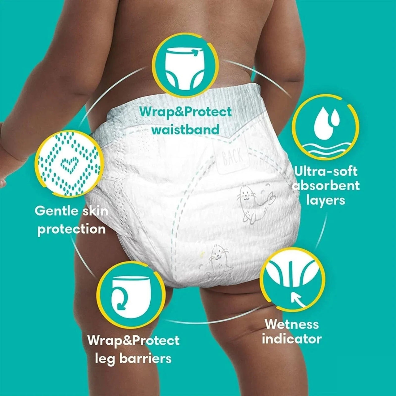 Pampers Baby Dry Size 5 Carry Pack - 23 nappies - Miu Mau Collectibles