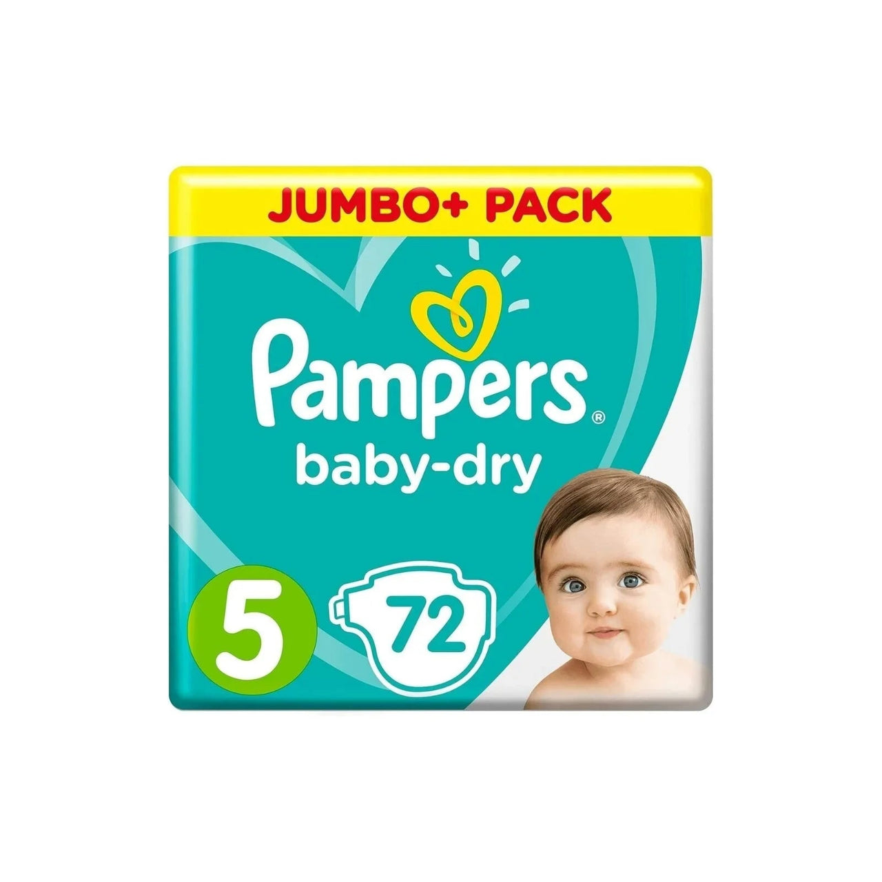 Pampers Baby Dry Size 5 Jumbo Pack - 72 nappies - Miu Mau Collectibles