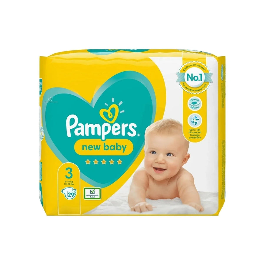Pampers New Baby Size 3 - 29 nappies - Miu Mau Collectibles