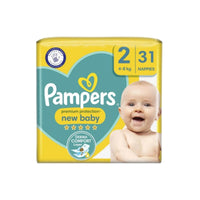Pampers Premium Protection New Baby Size 2 Carry Pack - 31 nappies - Miu Mau Collectibles