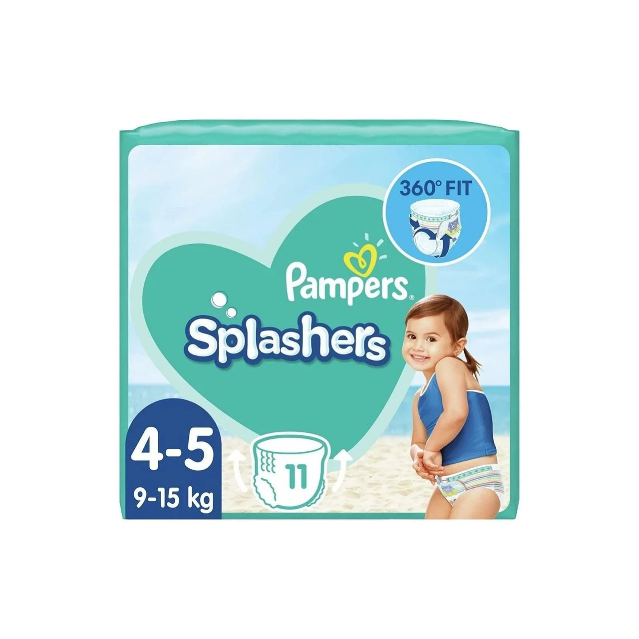 Pampers Splashers Baby Shark Maxi Size 4 - 11 nappies - Miu Mau Collectibles