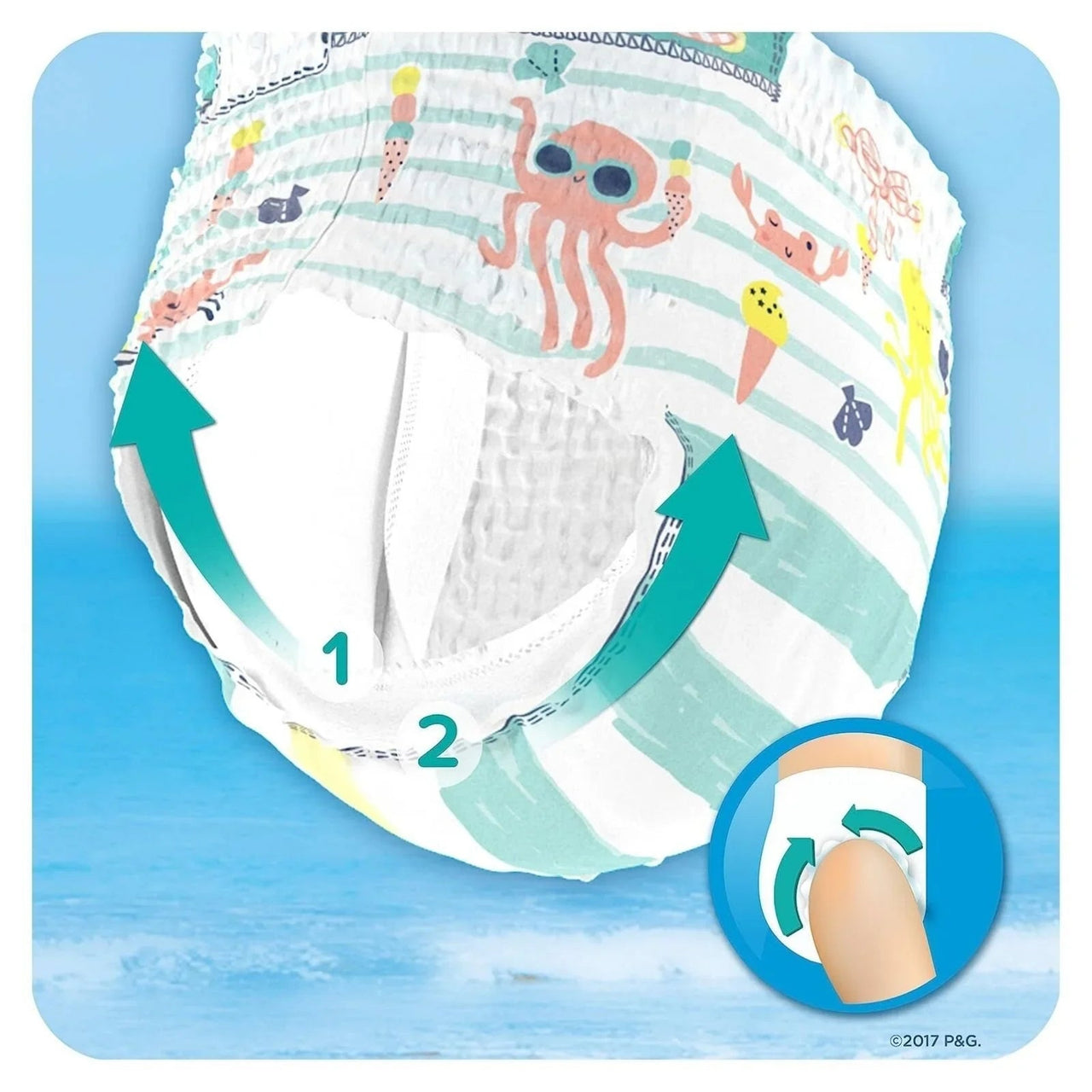 Pampers Splashers Baby Shark Size 3 - 4 - 12 nappies - Miu Mau Collectibles