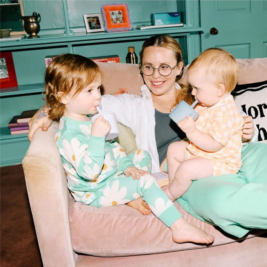 Pippeta Silicone Cup with Straw - Sea Salt - Miu Mau Collectibles