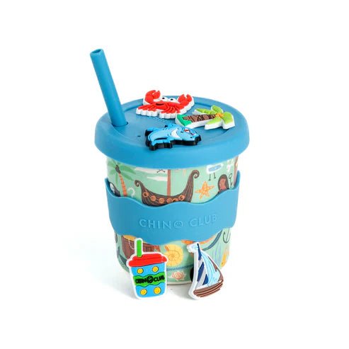 Pirate Chino Charm Cup 8oz (STRAW INCLUDED) - Miu Mau Collectibles