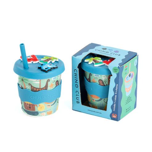 Pirate Chino Charm Cup 8oz (STRAW INCLUDED) - Miu Mau Collectibles