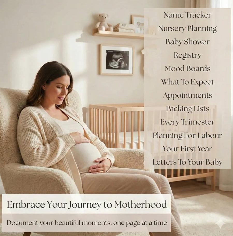Pregnancy Memory Book - Journal for First Time Moms - Miu Mau Baby & Kids Store