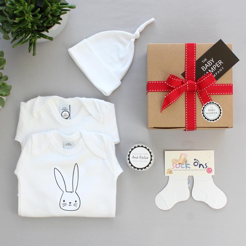 'Pure White' Unisex Gift Box - Large - Miu Mau Baby & Kids Store