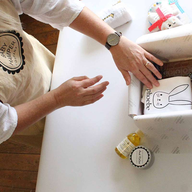 'Pure White' Unisex Gift Box - Large - Miu Mau Baby & Kids Store