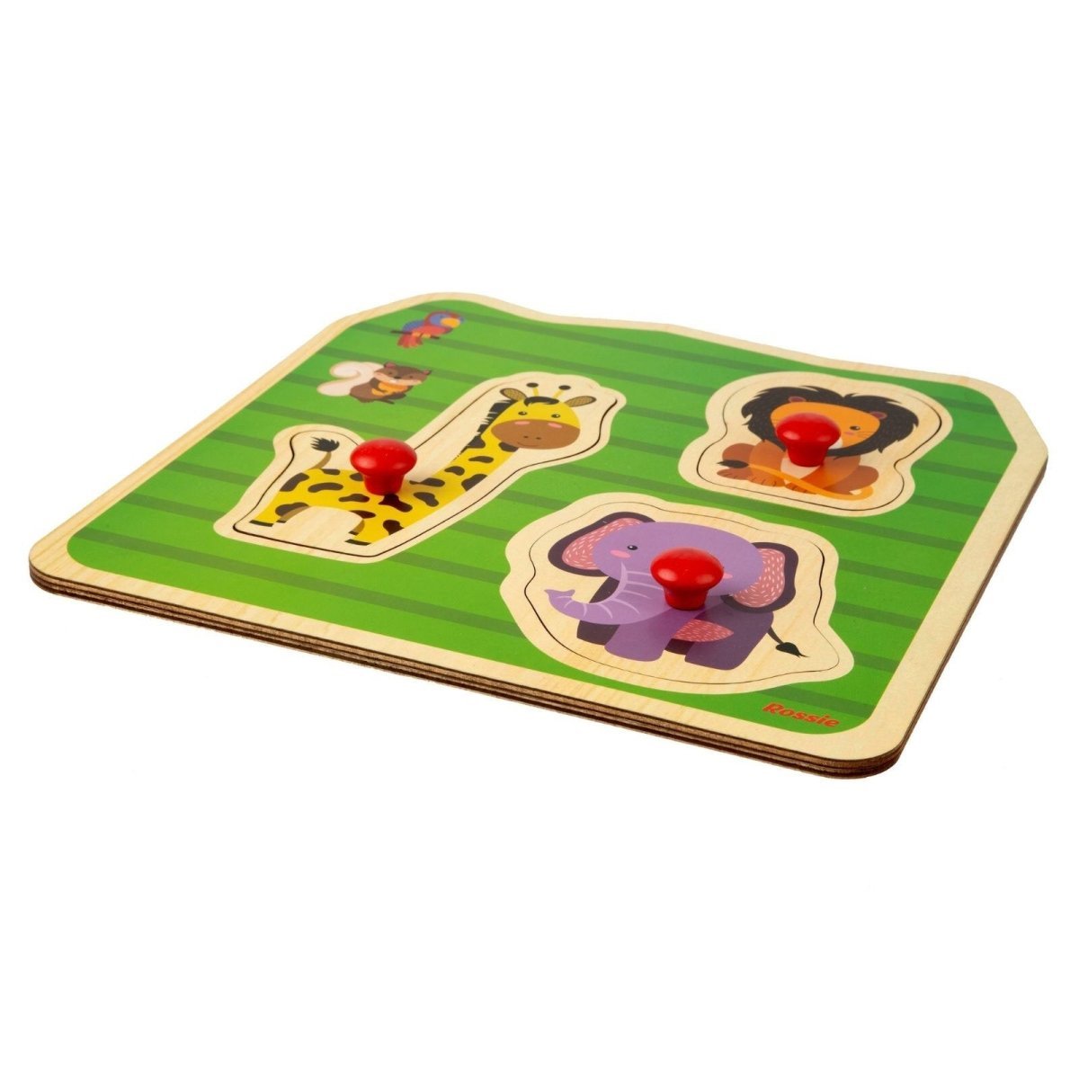 Rossie Wood First Puzzle - Wild Animals - Miu Mau Collectibles