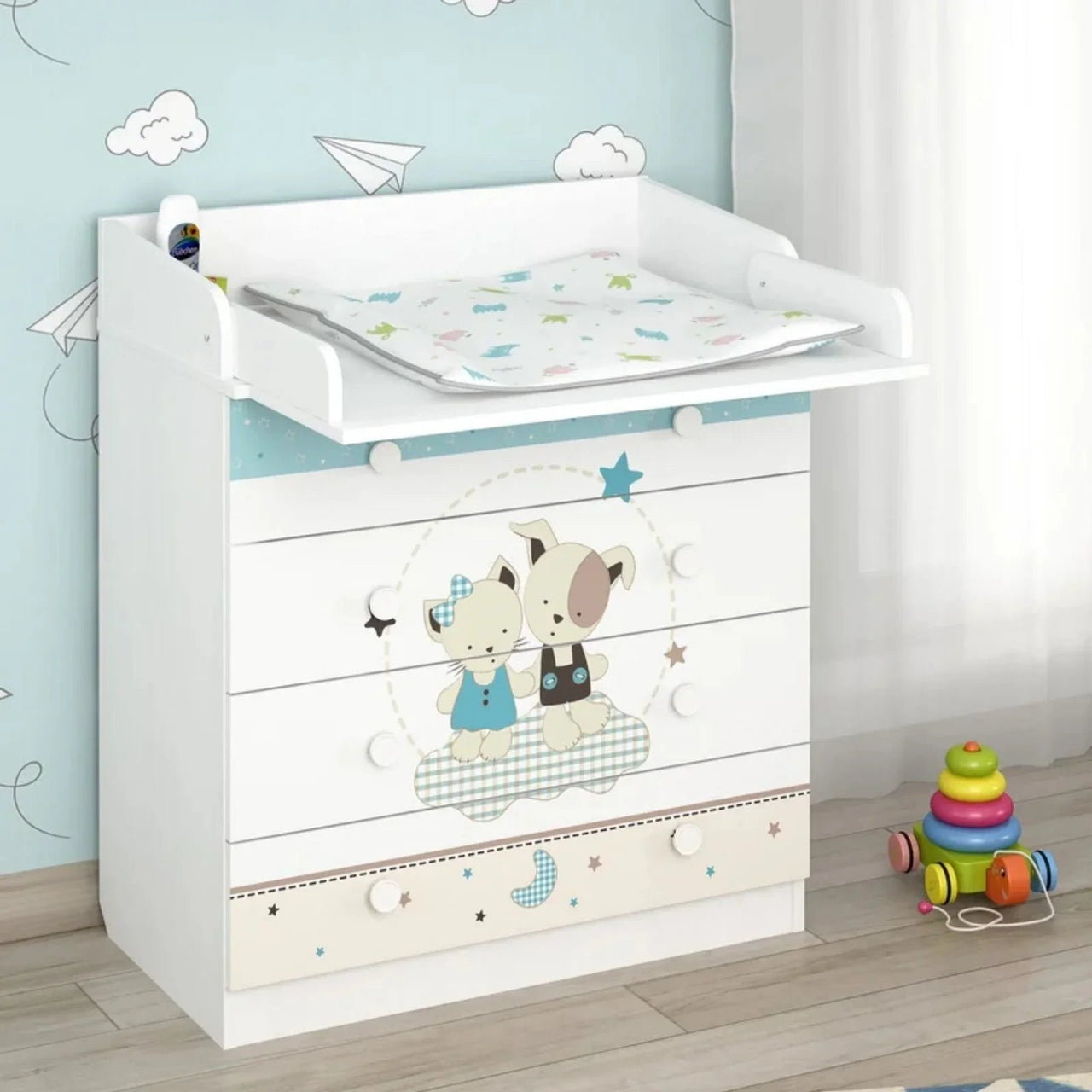 Shefa Kids 800 Changing Dresser - Best Friends - Miu Mau Collectibles
