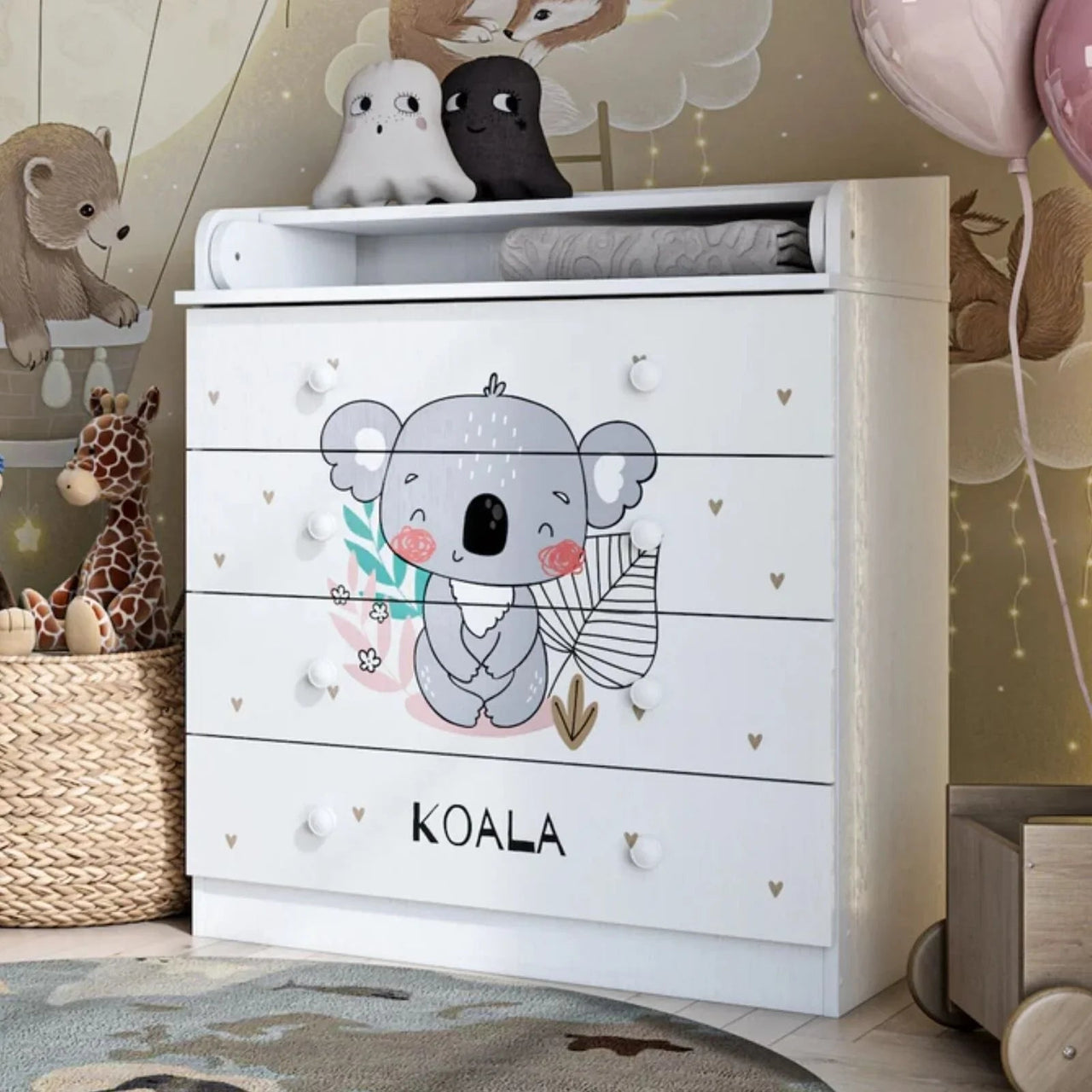Shefa Kids 800 Changing Dresser - Coala - Miu Mau Collectibles