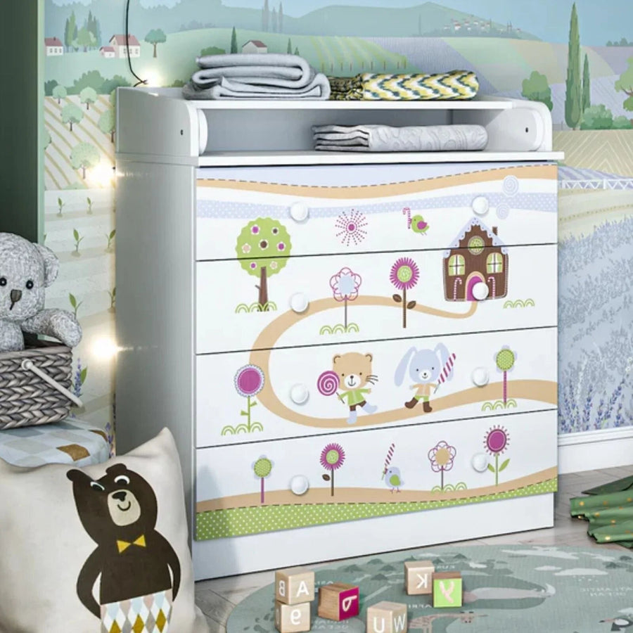 Shefa Kids 800 Changing Dresser - Gingerbread House - Miu Mau Collectibles