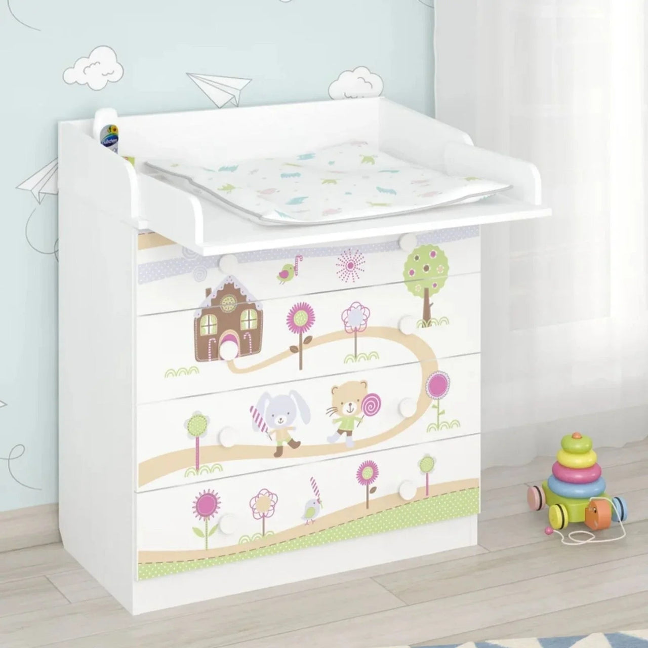 Shefa Kids 800 Changing Dresser - Gingerbread House - Miu Mau Collectibles