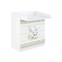 Shefa Kids 800 Changing Dresser - Pandas - Miu Mau Collectibles