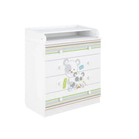 Shefa Kids 800 Changing Dresser - Pandas - Miu Mau Collectibles