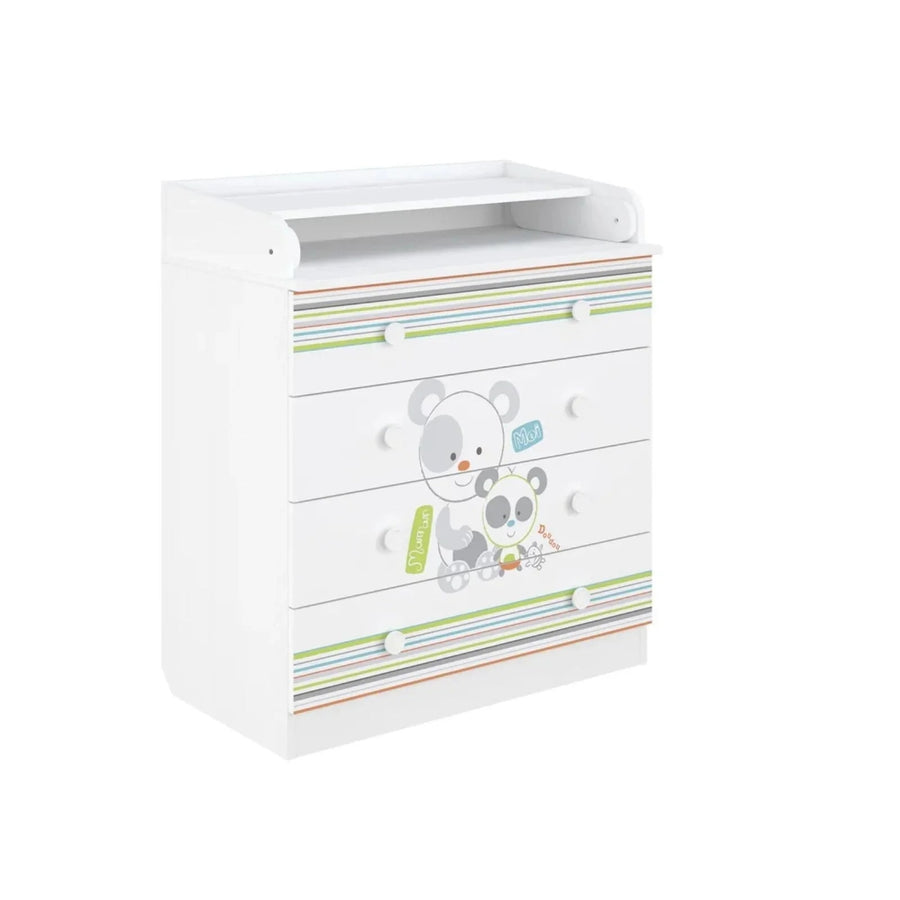 Shefa Kids 800 Changing Dresser - Pandas - Miu Mau Collectibles