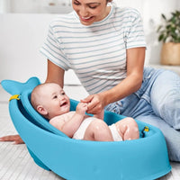 Skip Hop Moby Smart Sling 3 - Stage Baby Bath Tub - Blue - Miu Mau Collectibles