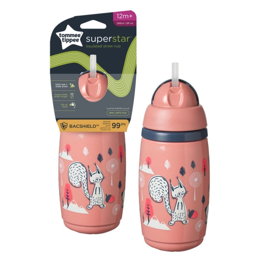 Tommee Tippee Insulated Straw 266ml 12m+ - Assorted - Miu Mau Collectibles