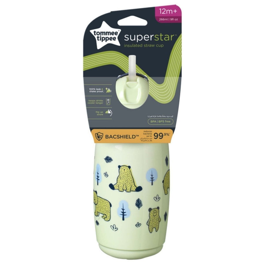 Tommee Tippee Insulated Straw 266ml 12m+ - Assorted - Miu Mau Collectibles
