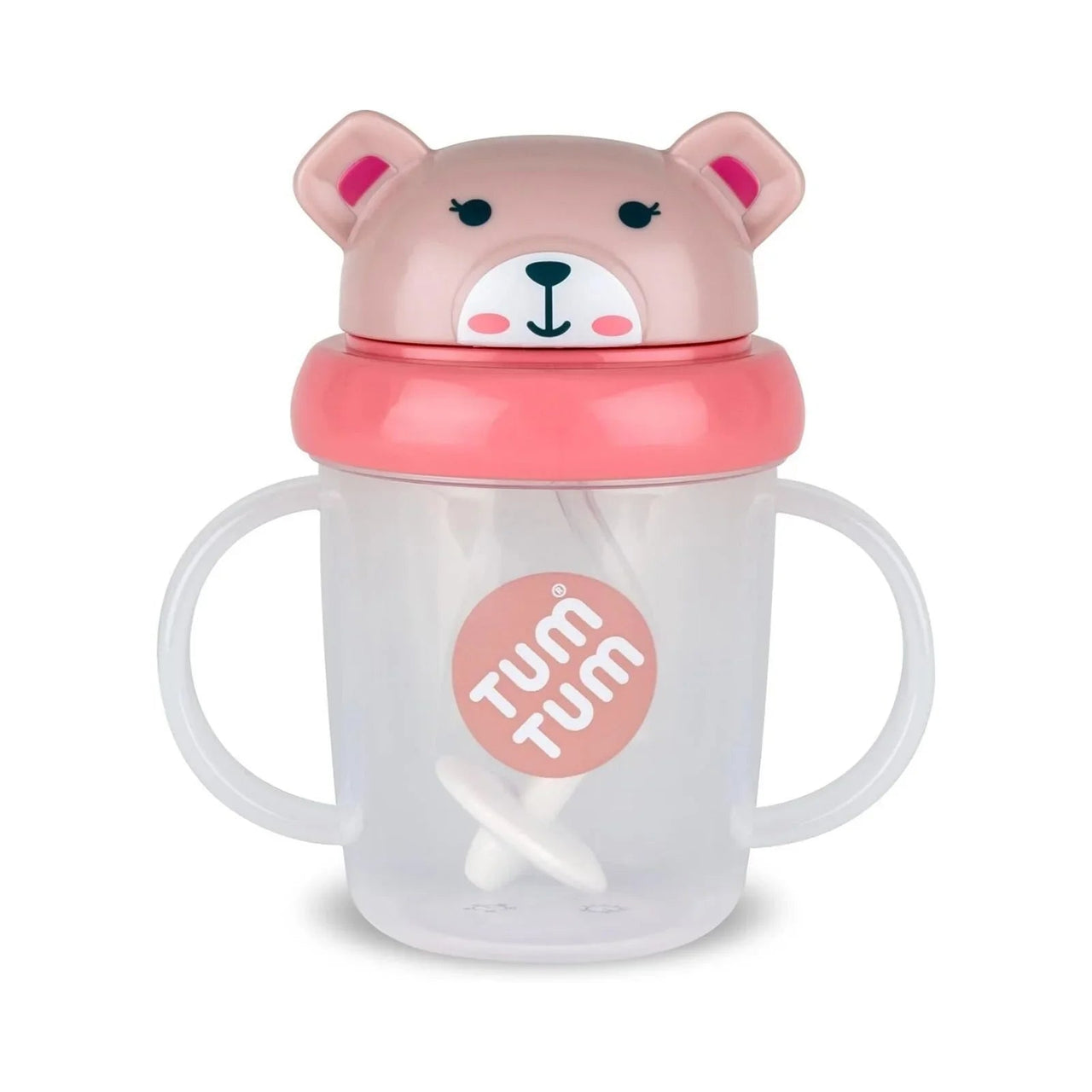 TUM TUM Betsy Bear Tippy Up Cup - Pink - Miu Mau Collectibles