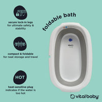Vital Baby Foldable Bath Tube - Miu Mau Collectibles