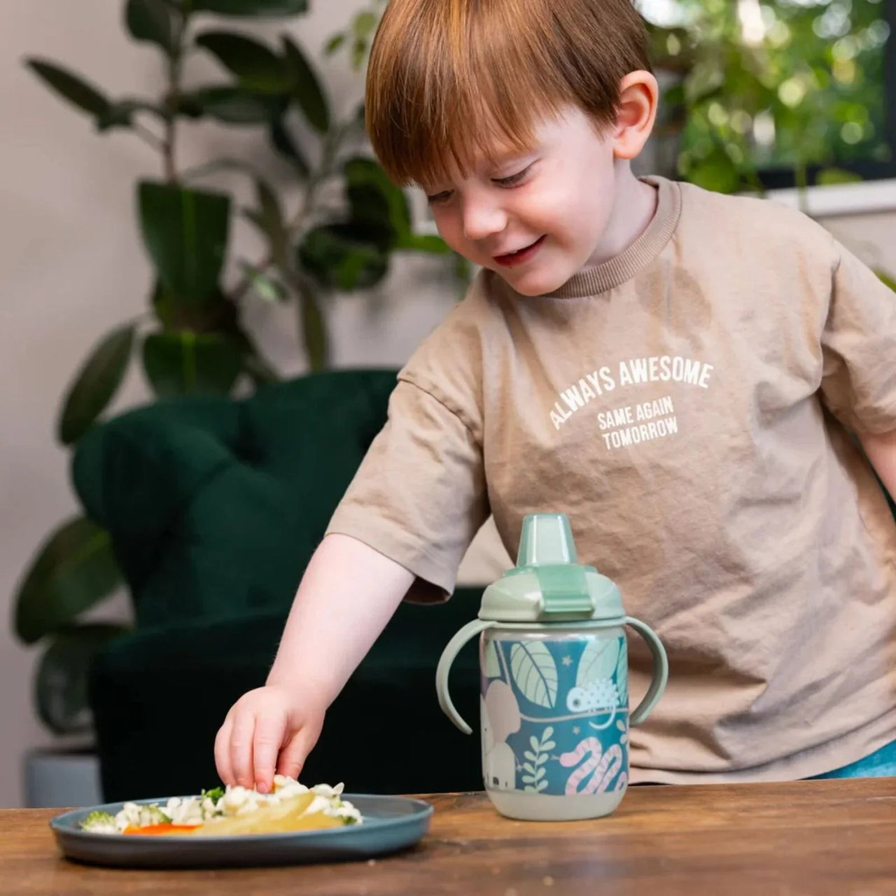 Vital Baby Hydrate Easy Sipper Cup 350ml - Jungle Glow - Miu Mau Collectibles